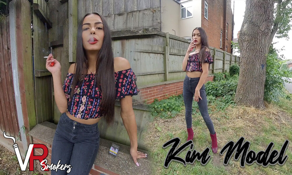 Kim Model Dark Jeans VR porn with Kim Model from VR Smokers studio